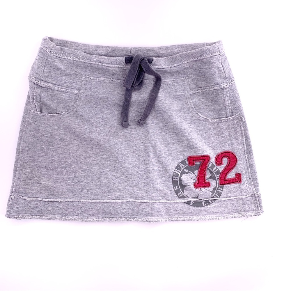 Ocean Pacific Gray Mini Skirt XS (1)